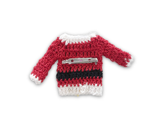 Christmas Brooch, Ugly Christmas Jumper, Stocking, Funny Christmas Gift, Christmas Jumper Day, Small Gift, Funny Christmas Jumper,Mini Santa