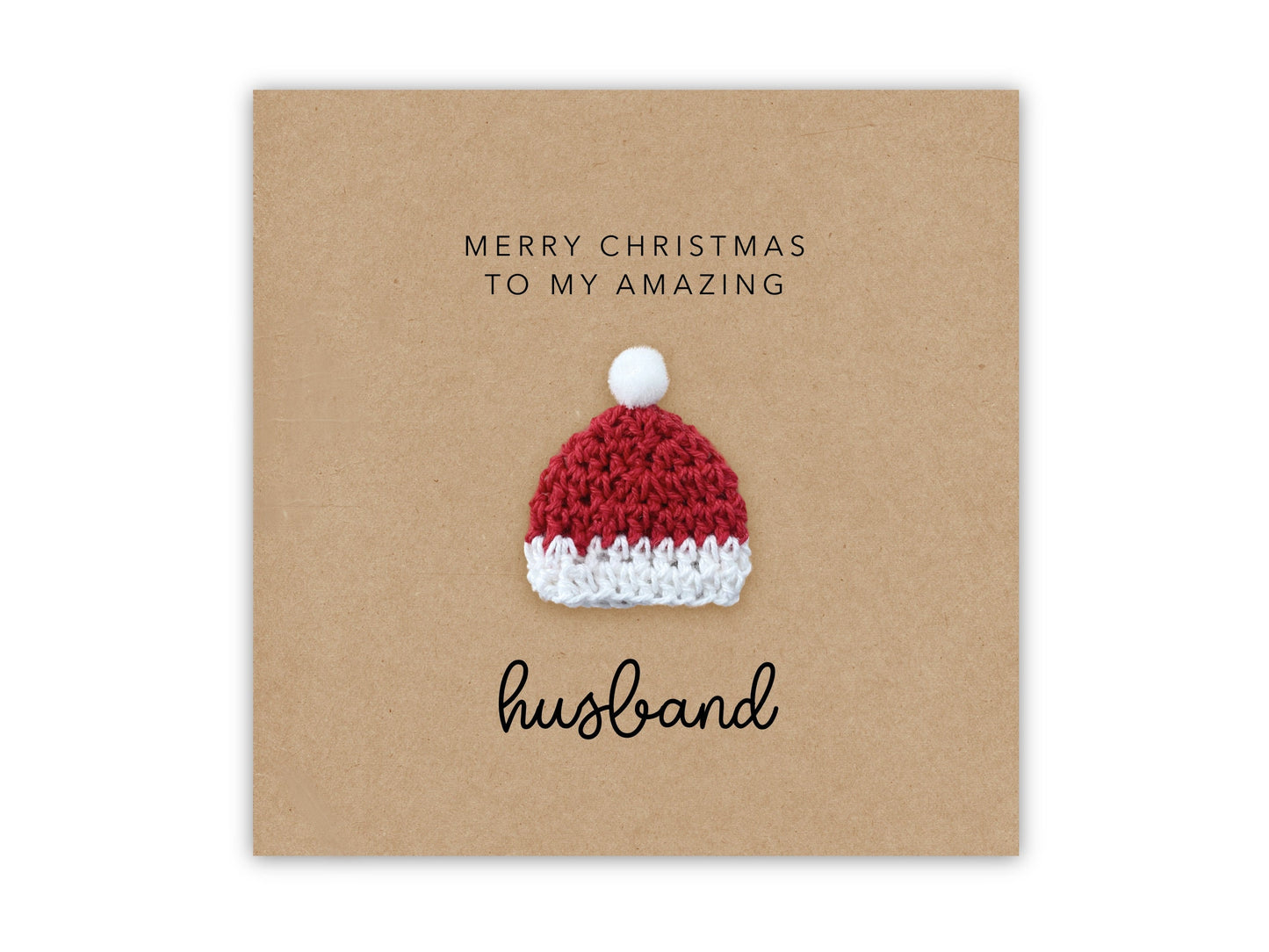 Merry Christmas to My Amazing Husband, Christmas Card for Husband, Christmas Card, Christmas Card for Partner Husband Christmas Card