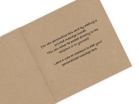 Knitters birthday card, funny knitting birthday card with a ball of wool, card for someone who knits, Crochet Card