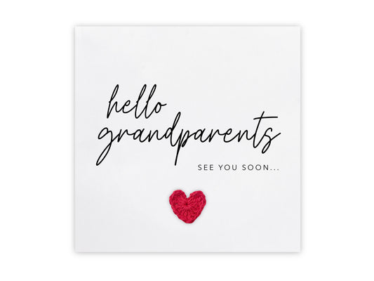 Pregnancy Announcement Card, Your Official Promotion Notice From Parents to Grandparents, Baby reveal, Card to Grandparents, Announcement