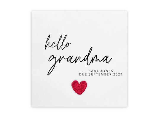 Pregnancy Announcement Card, Your Official Promotion Notice From Mum to Grandma, Baby reveal, Card to Grandparents, Announcement