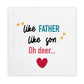 Funny Fathers Day Card For Dad, Joke Fathers Day Card From Son, Like Father Like Son, Son Fathers Day Gift For Dad