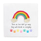 Pet Sympathy Card, Pet loss Cat, Dog, Sorry for your loss, thinking of you, bereavement card, forever in your heart, Pet Loss, Rainbow