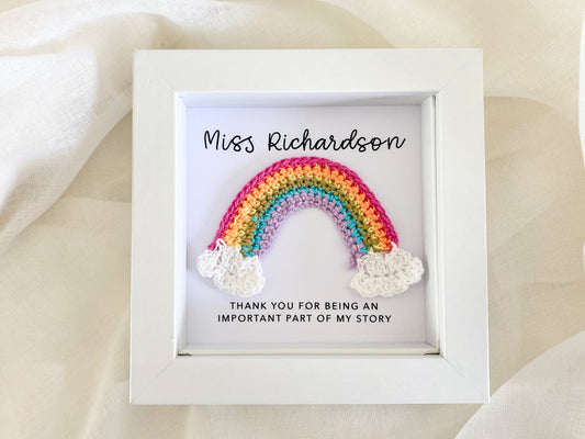 Personalised Thank You Gift For Teachers, Personalised Teacher Card, Teaching Assistant, Nursery Card, School Teacher Gift, Frame