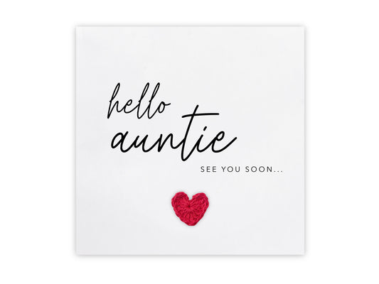 Pregnancy Announcement Card, Your Official Promotion Notice From Best Friend To Auntie, Baby reveal, Baby Announcement Card to Auntie