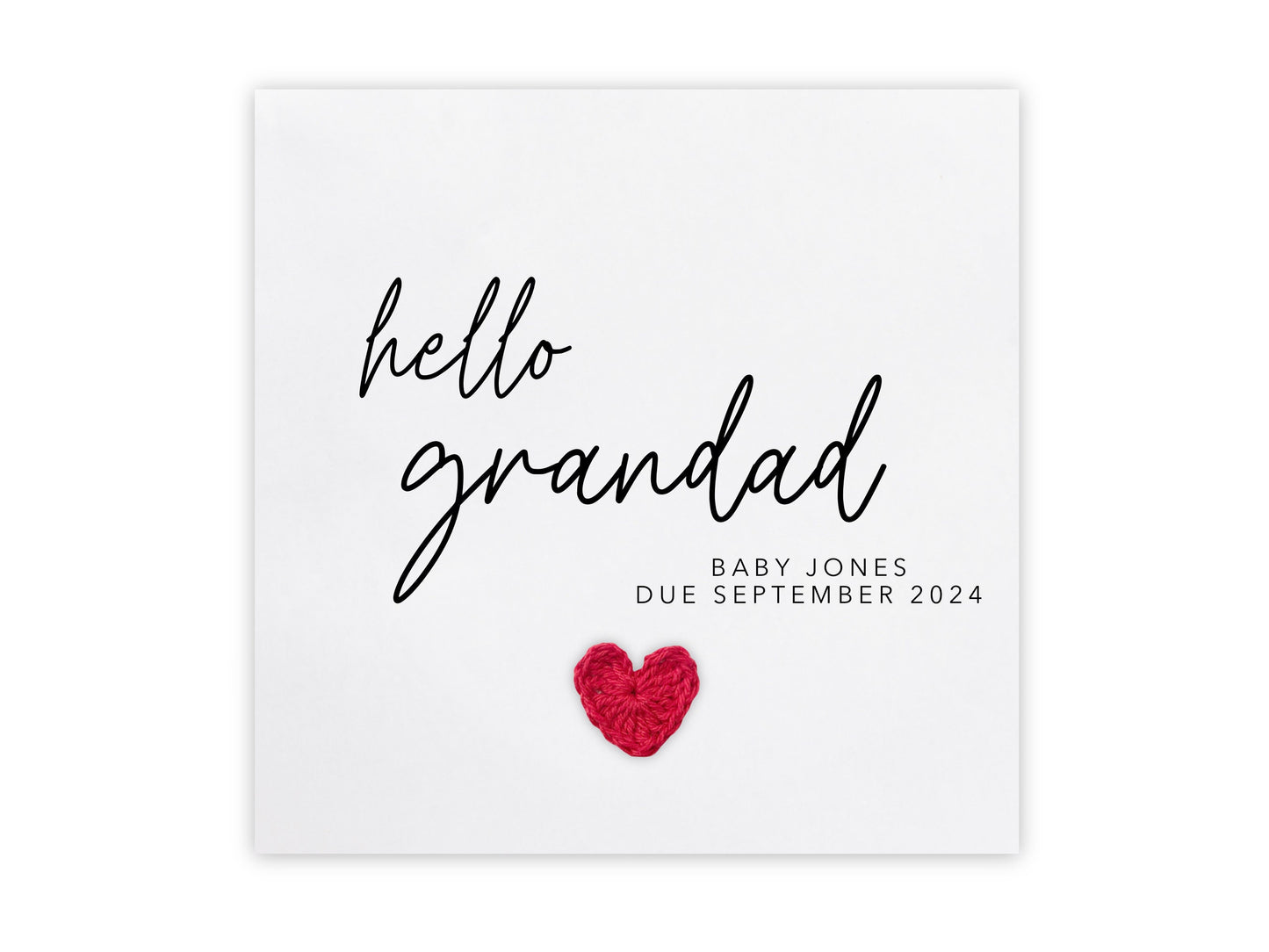 Personalised Pregnancy Announcement Card, Your Official Promotion Notice From Dad to Grandad, Baby reveal, Grandparents, Announcement