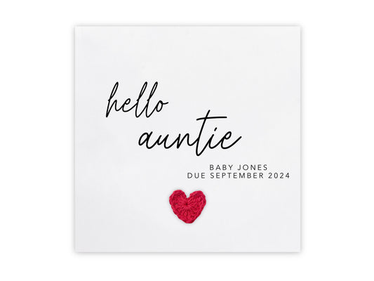 Pregnancy Announcement Card, Your Official Promotion Notice From Best Friend To Auntie, Baby reveal, Baby Announcement Card to Auntie