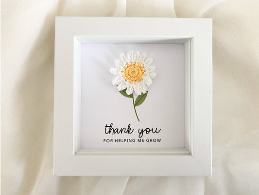 Thank You Gift For Teachers, Teacher Card, Teaching Assistant, Nursery Card, School Teacher Gift, Frame