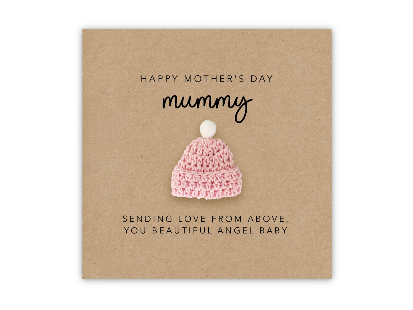 Happy Mother's Day for Mummy from Baby in Heaven, Bereaved Mother/Baby Loss Card, Angel Baby, Mother's Day Rainbow Baby, From Heaven