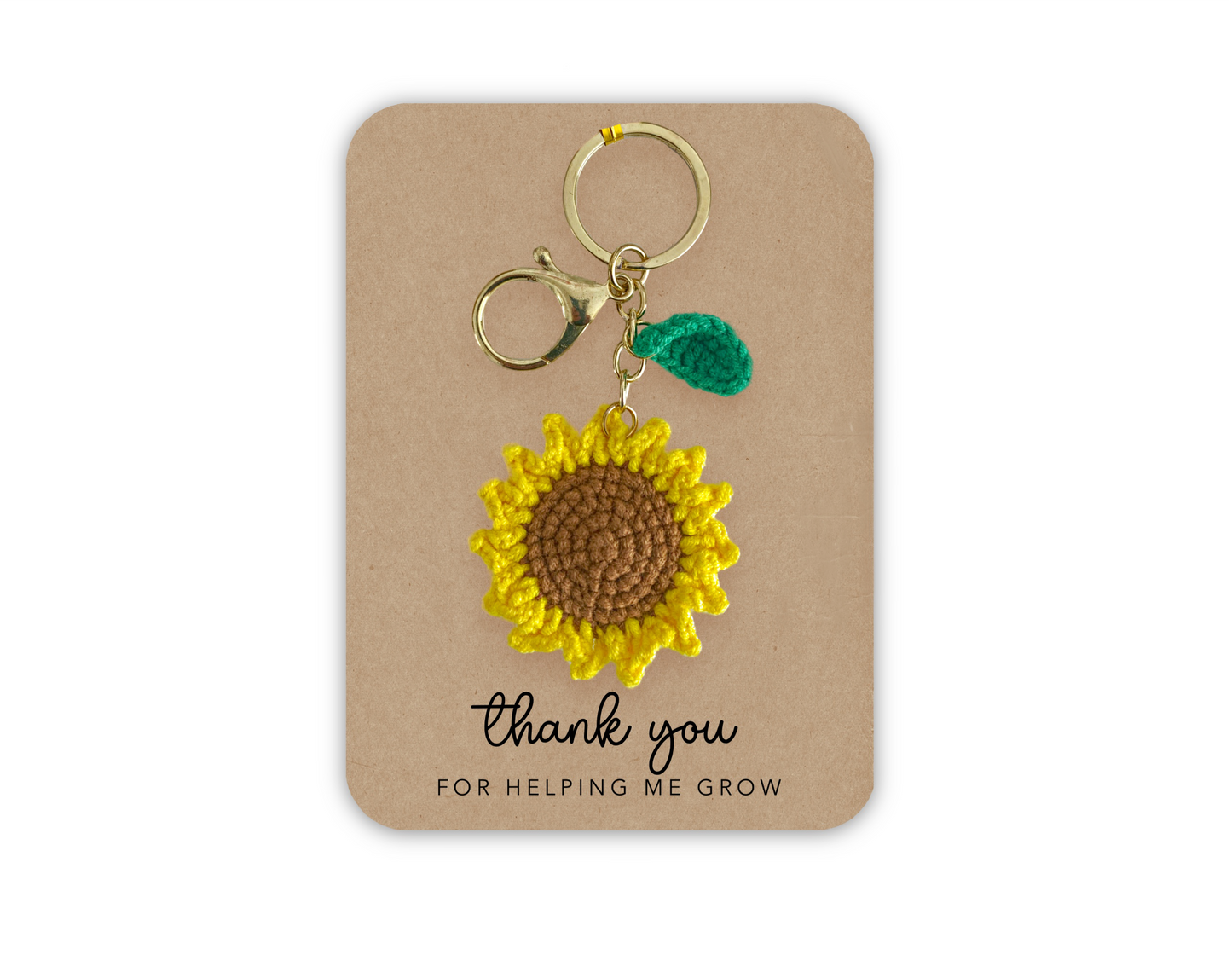 Thank you for helping me grow, Keyring flower Keepsake, Thank you gift, Teacher Gift, TA Gift, Midwife Gift, Thank You Keyring