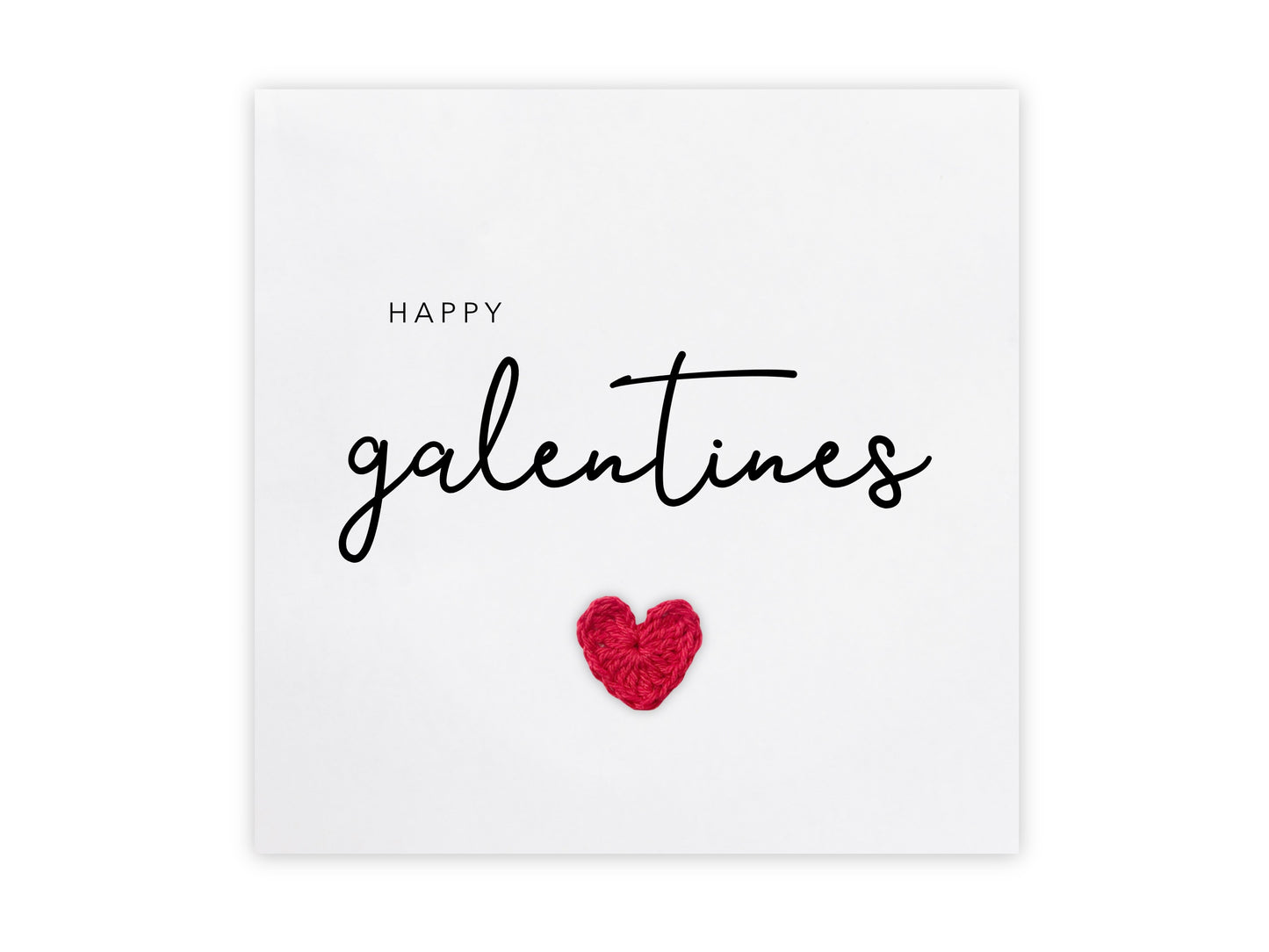 Happy Galentines To My Friend - Simple Valentines card for single friends - Friend Appreciation - Card for Best Friend Fun Galentine's