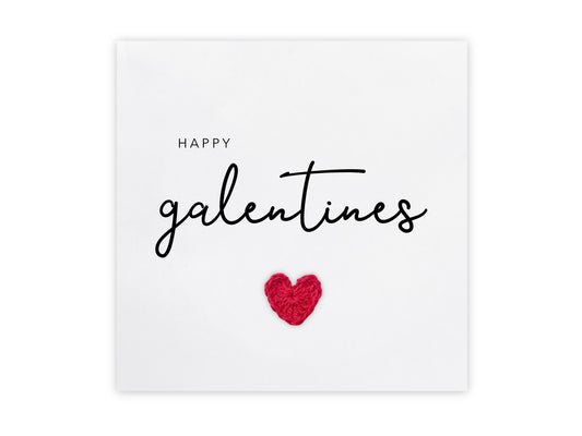 Happy Galentines To My Friend - Simple Valentines card for single friends - Friend Appreciation - Card for Best Friend Fun Galentine's