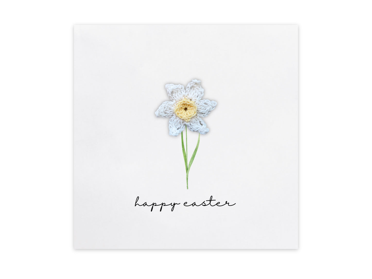 Happy Easter, Easter Card, Easter Card, Easter Card, Baby Easter Card, Keepsake, Flower, Spring, Daffodil Card