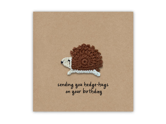 Birthday Hedgehog, Birthday Card, Birthday Card, Happy Birthday Card