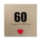 60th Birthday Card Grandad, Birthday Card For Men, Simple Birthday Card, 60th, 60, Sixty, Happy Birthday Card, Nan, Mum, Dad, Birthday Card