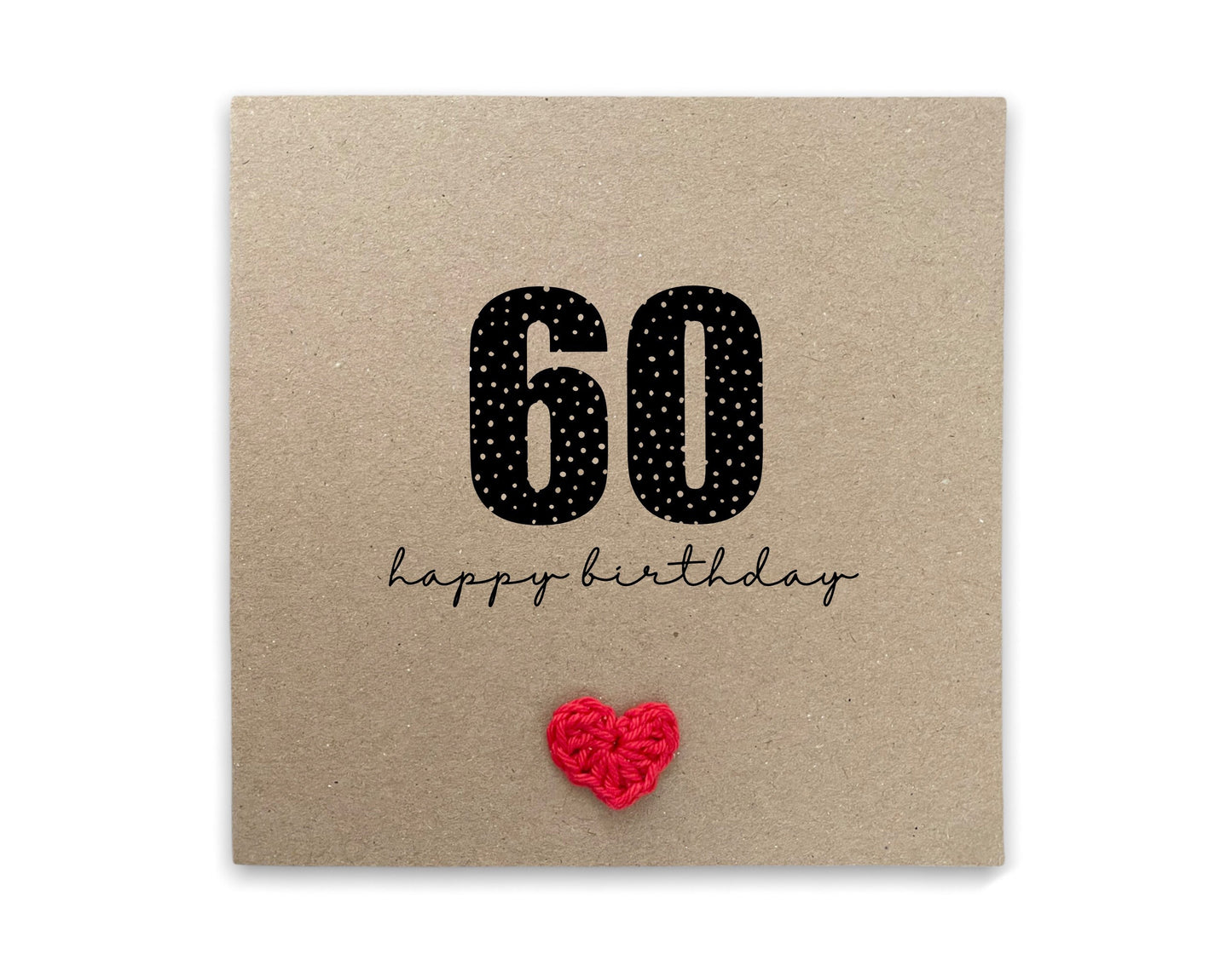 60th Birthday Card Grandad, Birthday Card For Men, Simple Birthday Card, 60th, 60, Sixty, Happy Birthday Card, Nan, Mum, Dad, Birthday Card