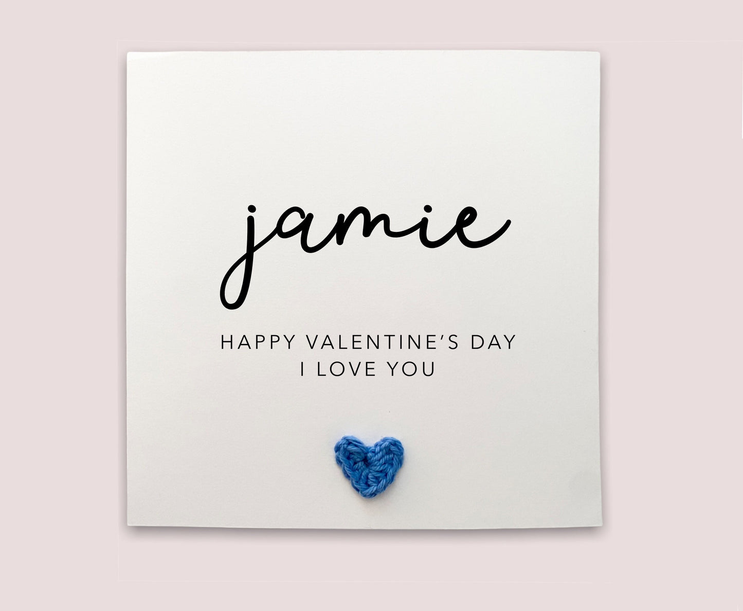 Personalised Valentines Day Card, Happy Valentines Day Card For Boyfriend, Girlfriend Valentines Day Card, Husband Valentines Day Card