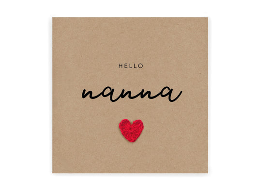 You're going to be a Nanna Grandma card, Pregnancy announcement Card, Gran Nan to be, Baby Reveal, New Baby Pregnancy, Send to Recipient