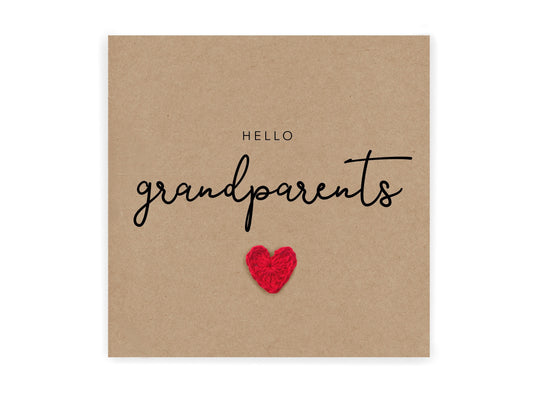 You're going to be a Grandparents card, Pregnancy announcement Card, Grandad Grandma Nan to be, Baby Reveal, New Baby Pregnancy, Recipient