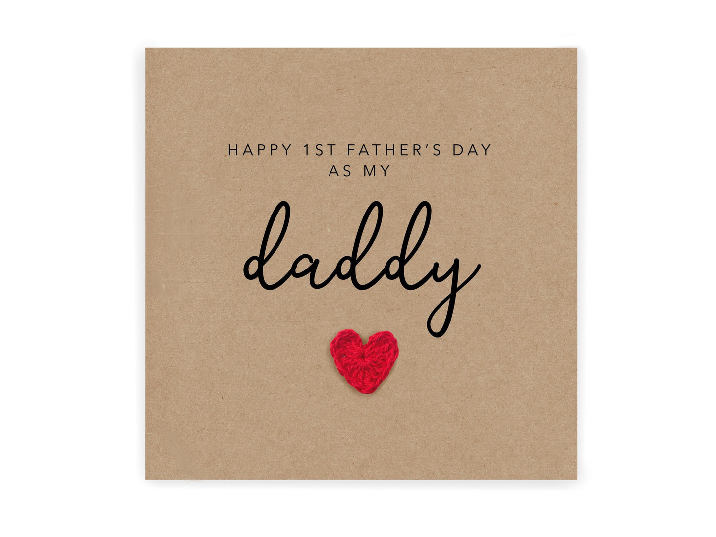 Happy 1st Fathers Day card, Simple First Fathers  Card for mum, Fathers  from baby, Fathers Day Dad Card 1st Fathers Day Card for Dad