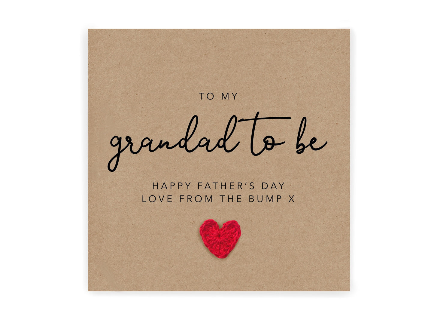 Fathers Day Card For My Grandad To Be From The Bump, Dad To Be, New Dad Card, Daddy To Be, Grandpa To Be, Special Grandad Card