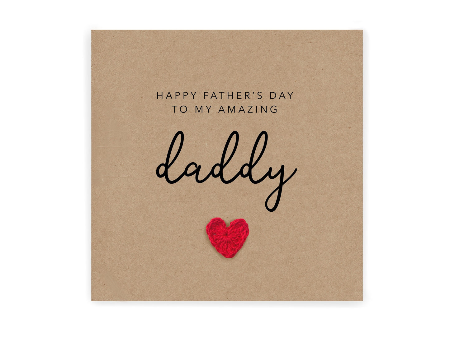 Happy Fathers Day To My Amazing Daddy, Special Dad Fathers Day Card, Best Dad Ever Card, Father Day Card For My Daddy From Baby, Kids