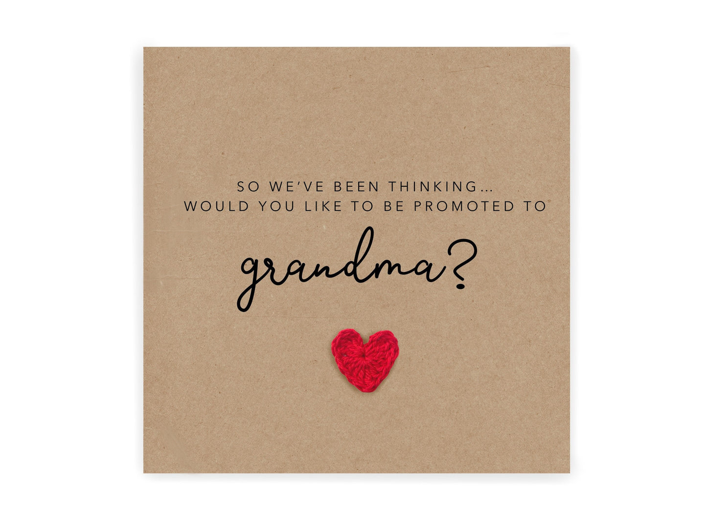 You're going to be a Grandma card, Pregnancy announcement Card, Grandma Gran Nan to be, Baby Reveal, New Baby Pregnancy, Promotion Card