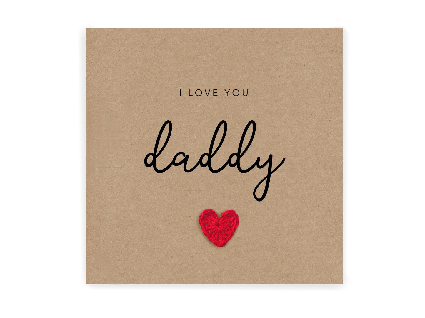 I Love My Daddy Fathers Day Card From Daughter, Super Amazing Dad Card For Him, Special Dad Father's Day Card, Best Dad Card From Son