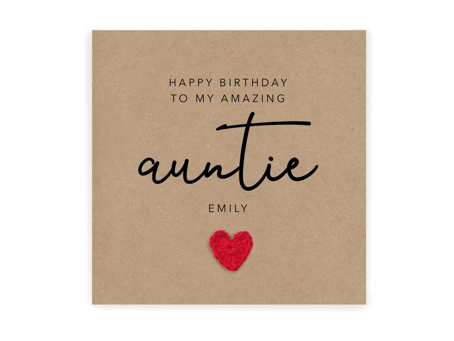 Personalised, Happy Birthday To My Amazing Auntie, Aunite Birthday, Happy Birthday Auntie Card, Personalised Auntie Birthday Card