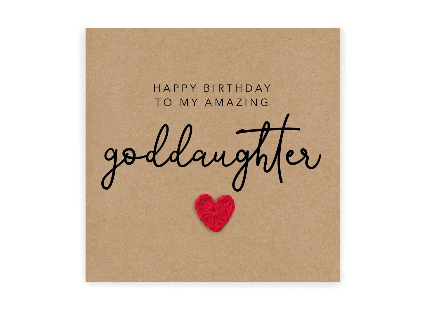 Happy Birthday To My Amazing Goddaughter, Goddaughter Birthday, Happy Birthday Goddaughter, Birthday Card, Birthday Card Goddaughter
