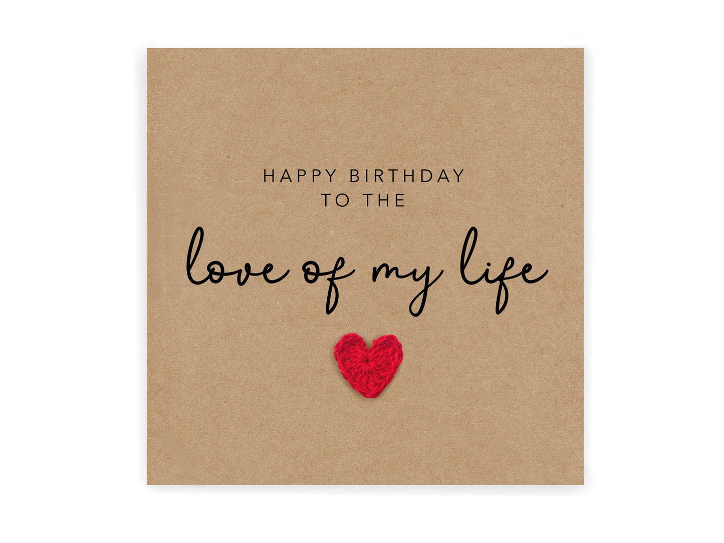 Love Of My Life Birthday Card, Happy Birthday Card For Husband, Birthday Card For Wife, Special Birthday Card For Partner, To My Everything