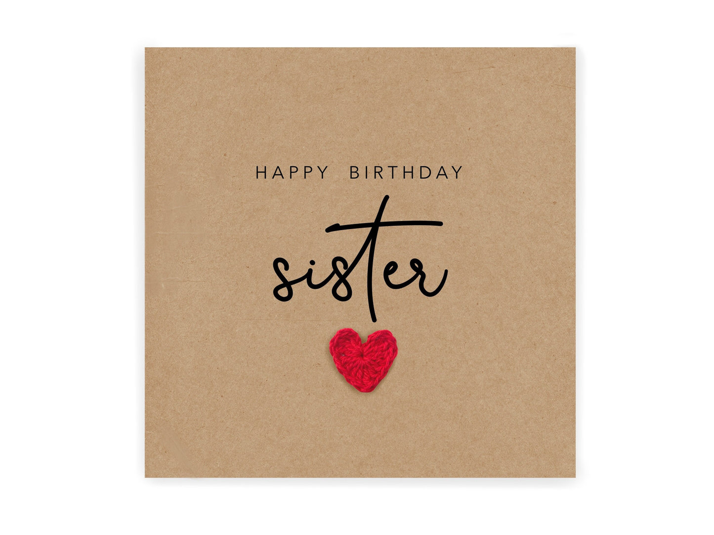 Happy Birthday Sister, Family Birthday Card, Personalised Birthday Card, Sister Birthday Card, Card For Sister, Sister Birthday Card