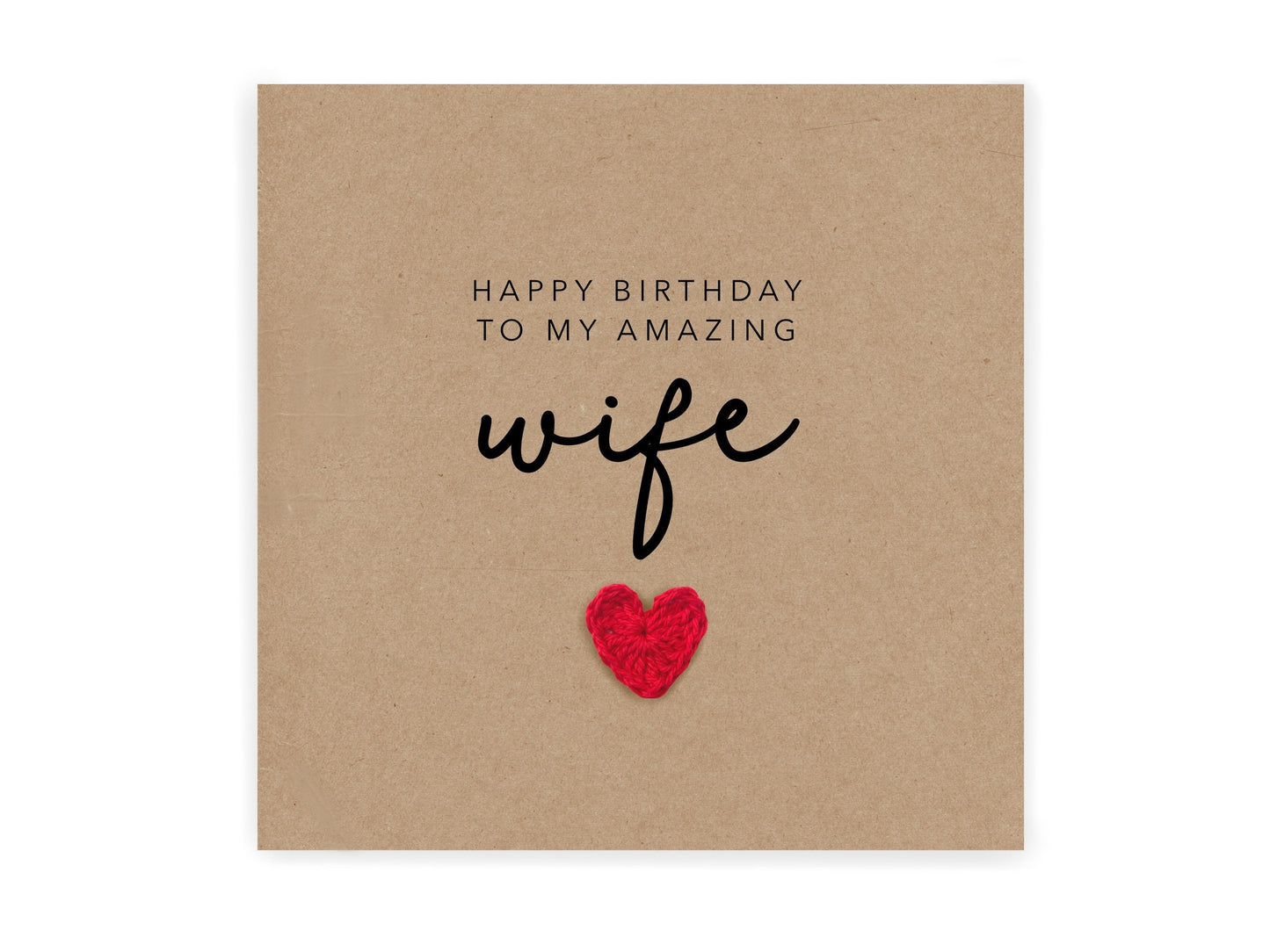 Wife Birthday Card, Birthday Card for Wife, Amazing wife Birthday Card, Happy Birthday to my Amazing Wife, Wife Birthday Card, Birthday