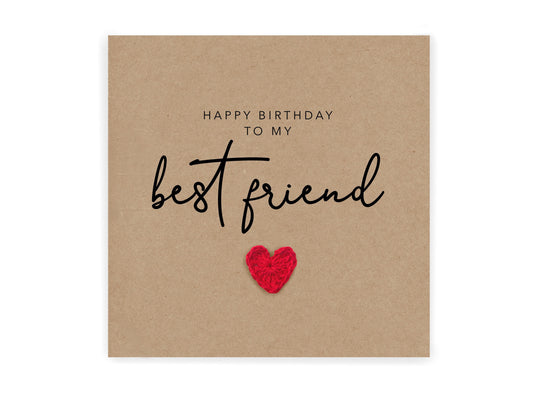 Happy Birthday to my best friend , Simple Birthday Card for friend, Birthday Card for Friend, Happy Birthday Friend, Birthday card Bestie