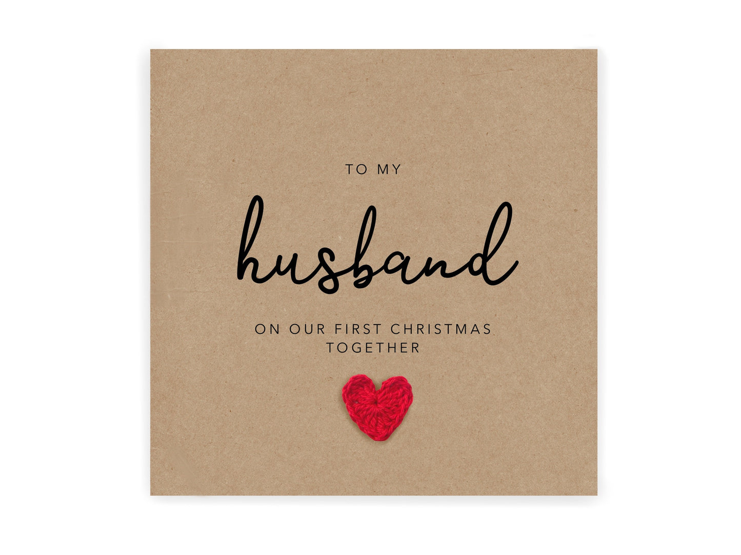 Husband 1st Christmas Card, Our First Christmas Together, Christmas Card for New Husband, 1st Christmas Card for Husband, 1st Christmas