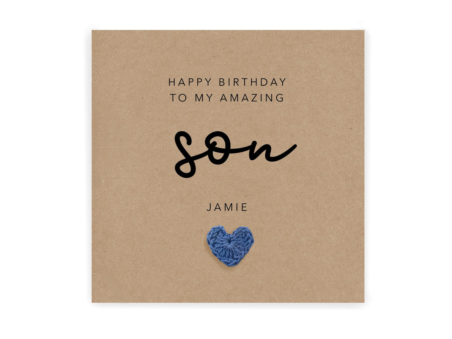 Personalised Happy Birthday to a wonderful Son, Happy Birthday Son, Son Birthday, card for him, Personalised, Happy Birthday Card for Son