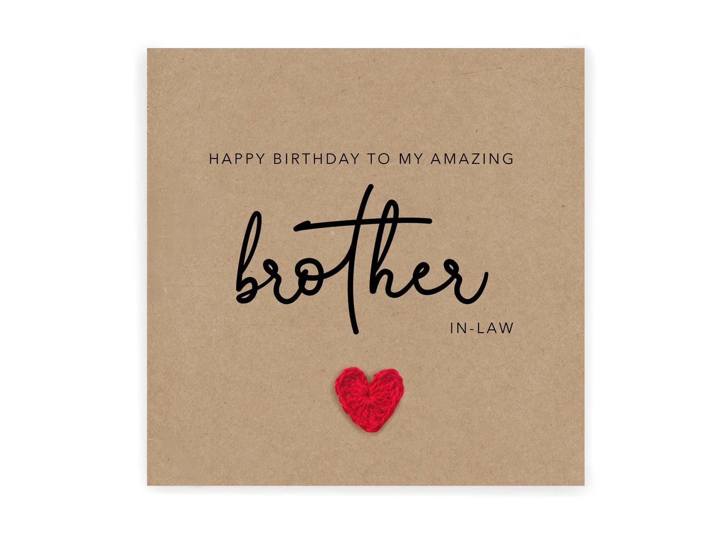 Brother In Law Birthday Card, Happy Birthday Brother In Law Card, Birthday Brother, Brother in Law Birthday, Handmade Brother Card