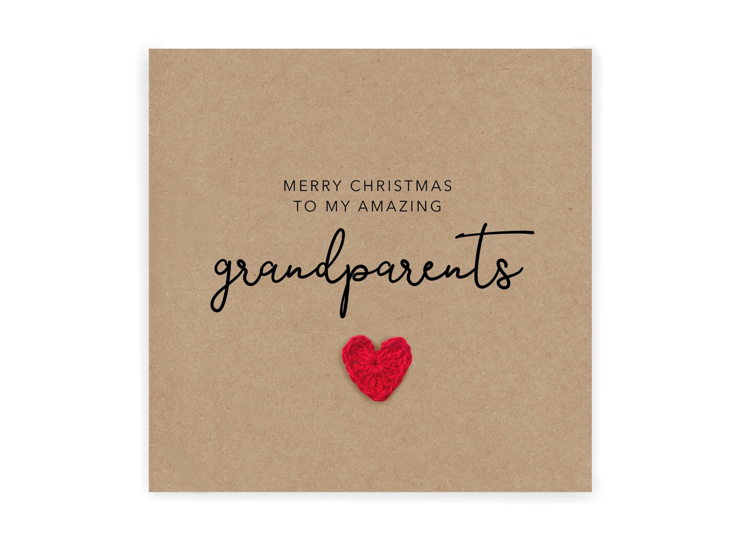 Merry Christmas Grandparents Card, Christmas Card for Grandparents, Grandparents Christmas Card