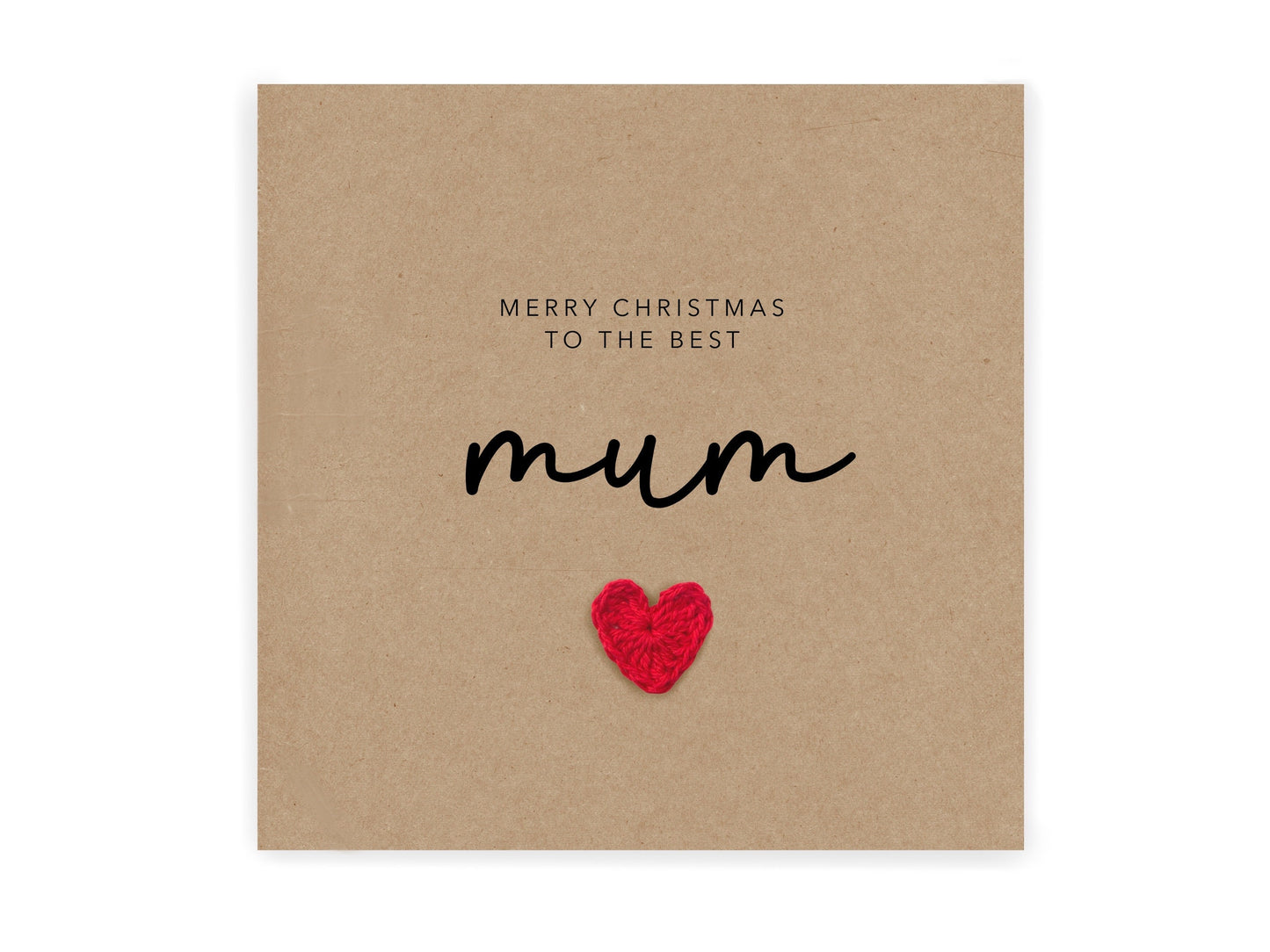 Merry Christmas to the best Mum, Christmas Card for Mum, Christmas Card for Parents, Mum, Dad Christmas Card