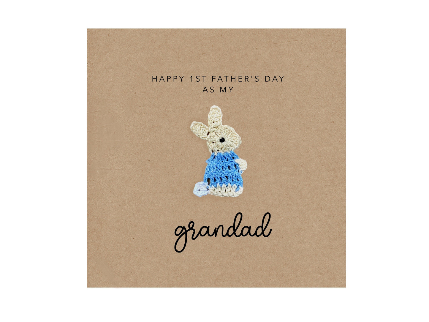 Happy 1st Fathers Day As My Grandad Card, Granddad First Fathers Day Card, Grandpa Card, Fathers Day Gift From Grandaughter, Grandso