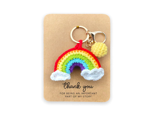 Thank you for being part of My Story, Keyring Rainbow Keepsake, Thank you gift, Teacher Gift, TA Gift, Midwife Gift, Thank You Keyring