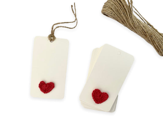 Rustic Kraft Heart Tags, Handmade Gift Tag, White, wedding tags, Christmas Tags, Birthday Tags, Gift Tags, Present Tag, Handmade