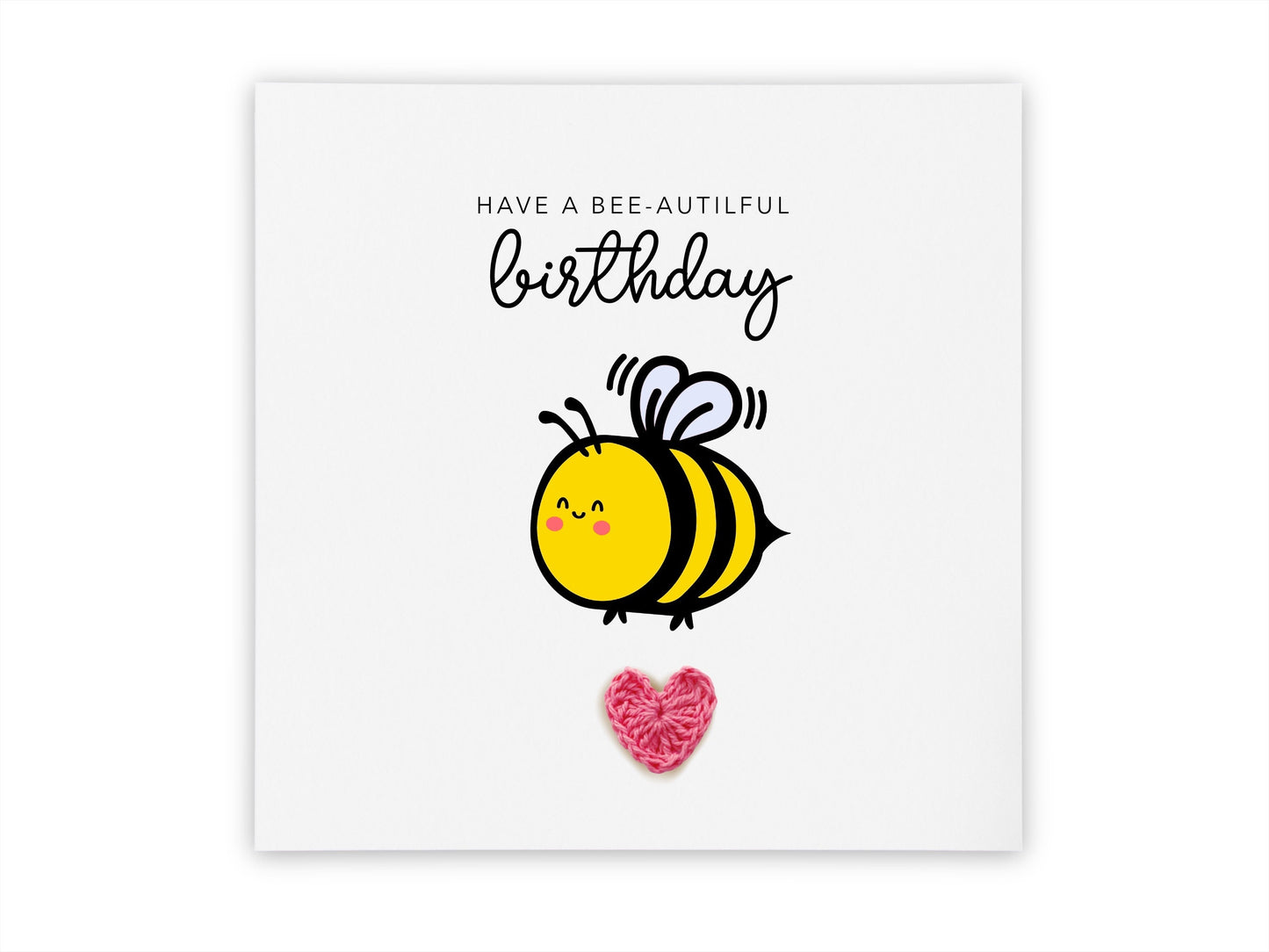 Happy Bee Day, Birthday Card, Card, Bee Birthday Card, Fun Birthday Card, Bee Lovers, Card, Birthday Card Bee , Simple Birthday Card Cute