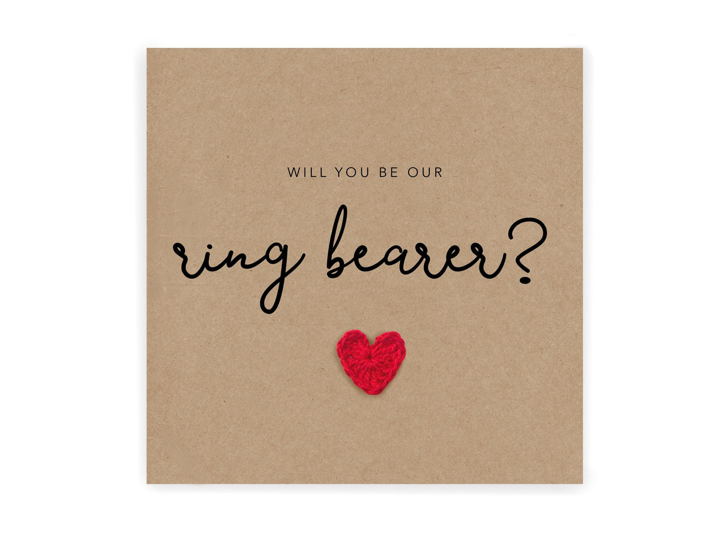 Ring Bearer Request Card, Will You Be Our Ring Bearer, Proposal Card, Cute Ring Bearer Card, Will You Be, Wedding Party Invite, Ringer Bear