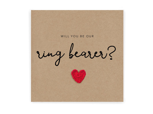 Ring Bearer Request Card, Will You Be Our Ring Bearer, Proposal Card, Cute Ring Bearer Card, Will You Be, Wedding Party Invite, Ringer Bear