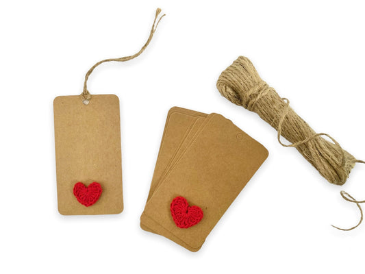 Rustic Kraft Heart Tags, Handmade Gift Tag, Kraft, wedding tags, Christmas Tags, Birthday Tags, Gift Tags, Present Tag, Handmade