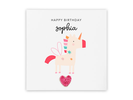 Personalised Birthday Card For Daughter, Niece 3rd Birthday Card, Happy Birthday Granddaughter Card, Birthday Card