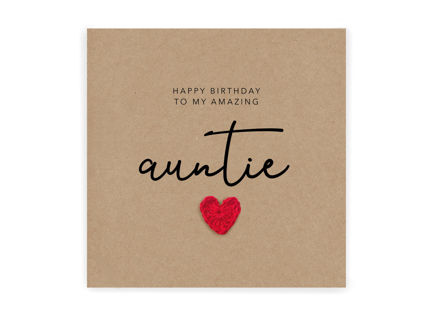 Happy Birthday To My Amazing Auntie, Aunite Birthday, Happy Birthday Auntie Card from Niece Nephew, Birthday Card Uncle, Card for Him