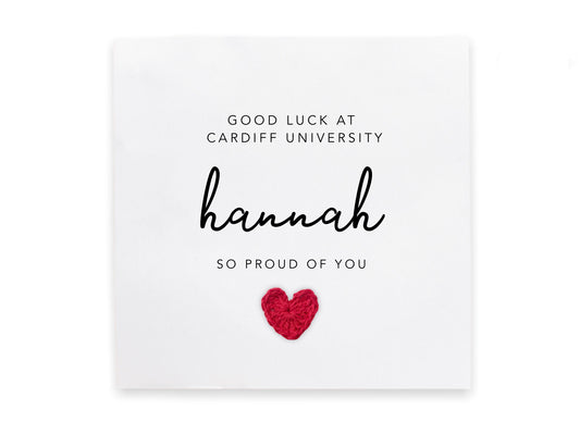 Going To University Card, Good Luck at University Card, Off to Uni Card, University Congratulations Card, University Personalised Card