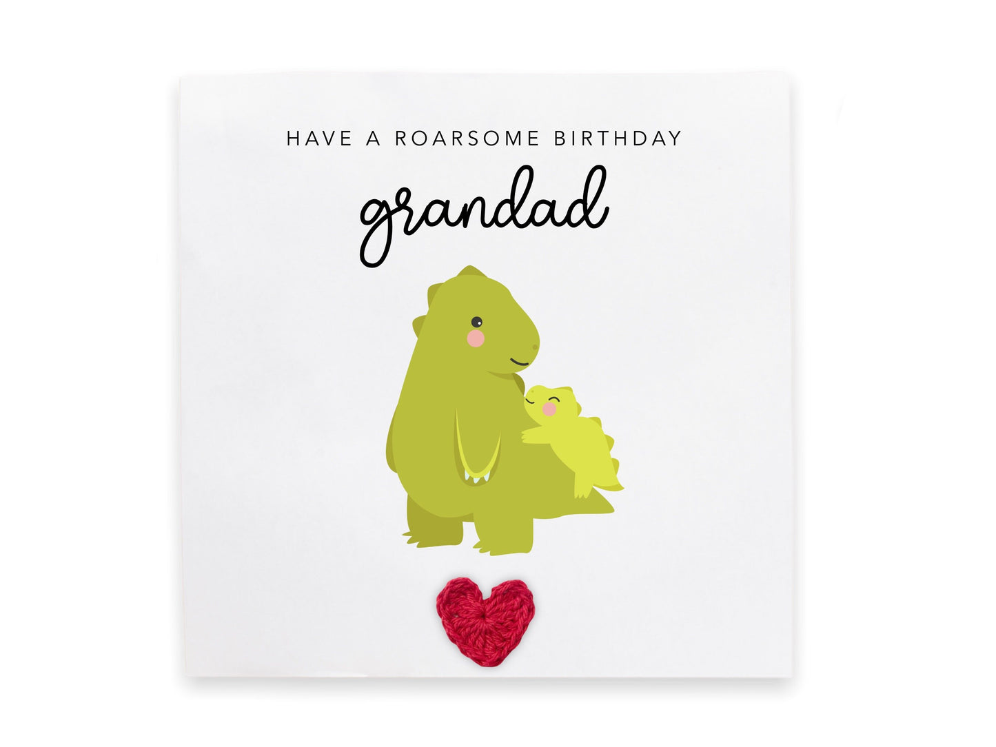 Happy Birthday Grandad Card, Daddy Birthday Card, Grandad Birthday Card From Grandson, Special Daddy Birthday Gift From Daughter, Dinosaur